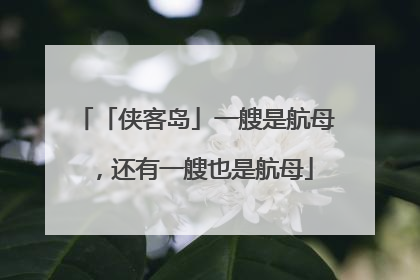 「侠客岛」一艘是航母，还有一艘也是航母