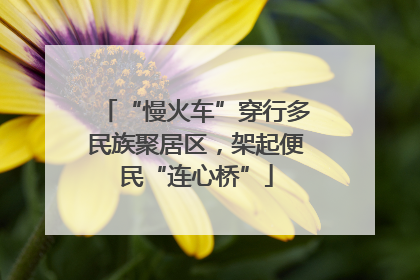 “慢火车”穿行多民族聚居区，架起便民“连心桥”