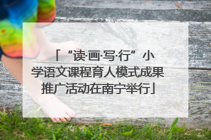 “读·画·写·行”小学语文课程育人模式成果推广活动在南宁举行