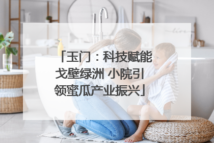 玉门：科技赋能戈壁绿洲 小院引领蜜瓜产业振兴