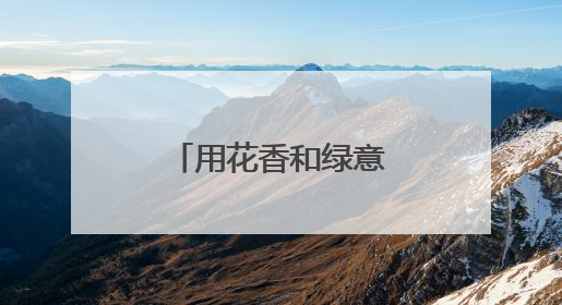 用花香和绿意编织美好日常