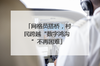 网格员搭桥，村民跨越“数字鸿沟”不再困难