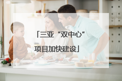 三亚“双中心”项目加快建设