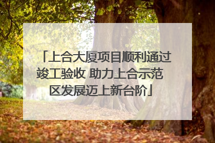 上合大厦项目顺利通过竣工验收 助力上合示范区发展迈上新台阶