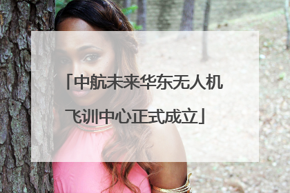 中航未来华东无人机飞训中心正式成立