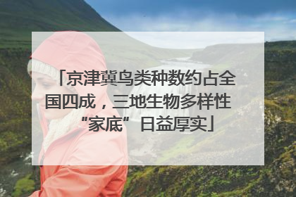 京津冀鸟类种数约占全国四成，三地生物多样性“家底”日益厚实