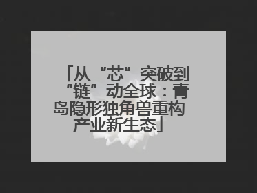 从“芯”突破到“链”动全球：青岛隐形独角兽重构产业新生态