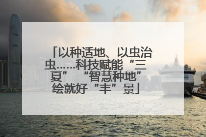 以种适地、以虫治虫……科技赋能“三夏” “智慧种地”绘就好“丰”景