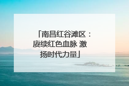 南昌红谷滩区：赓续红色血脉 激扬时代力量