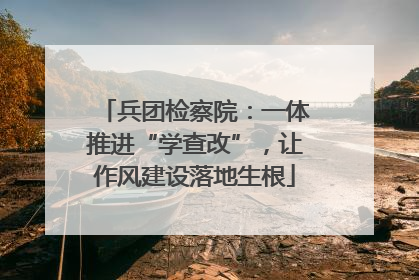 兵团检察院：一体推进“学查改”，让作风建设落地生根