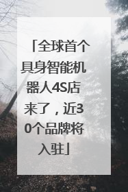 全球首个具身智能机器人4S店来了，近30个品牌将入驻