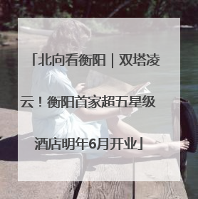 北向看衡阳｜双塔凌云！衡阳首家超五星级酒店明年6月开业