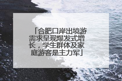 合肥口岸出境游需求呈现爆发式增长，学生群体及家庭游客是主力军