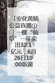 安化黄精公益直播①｜一棵“仙草”一年卖出32.1亿元，6月26日10:00新湖南直播揭秘安化黄精变黄金的“密码”