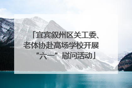 宜宾叙州区关工委、老体协赴高场学校开展“六一”慰问活动