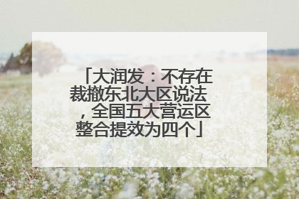 大润发：不存在裁撤东北大区说法，全国五大营运区整合提效为四个