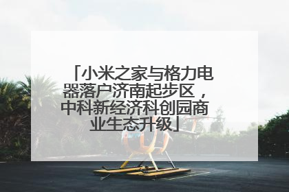 小米之家与格力电器落户济南起步区，中科新经济科创园商业生态升级