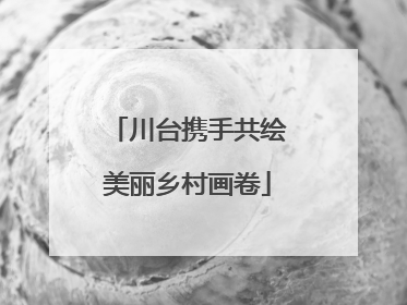 川台携手共绘美丽乡村画卷
