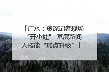 广水：资深记者现场“开小灶” 基层新闻人技能“加点升级”