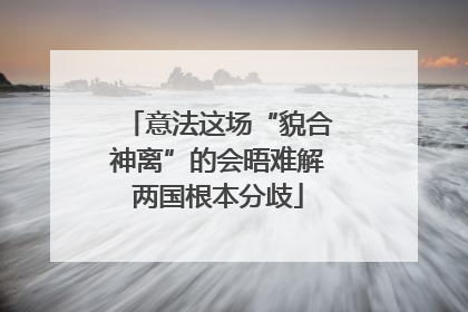 意法这场“貌合神离”的会晤难解两国根本分歧