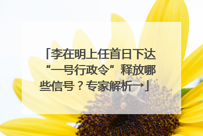 李在明上任首日下达“一号行政令”释放哪些信号?专家解析→
