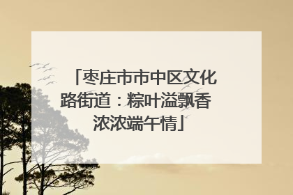 枣庄市市中区文化路街道：粽叶溢飘香 浓浓端午情