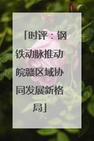 时评：钢铁动脉推动皖赣区域协同发展新格局