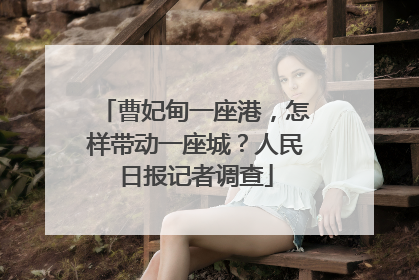 曹妃甸一座港，怎样带动一座城？人民日报记者调查