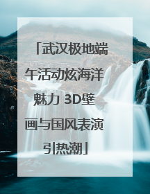 武汉极地端午活动炫海洋魅力 3D壁画与国风表演引热潮