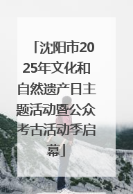 沈阳市2025年文化和自然遗产日主题活动暨公众考古活动季启幕