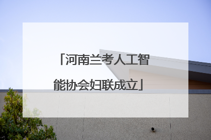 河南兰考人工智能协会妇联成立