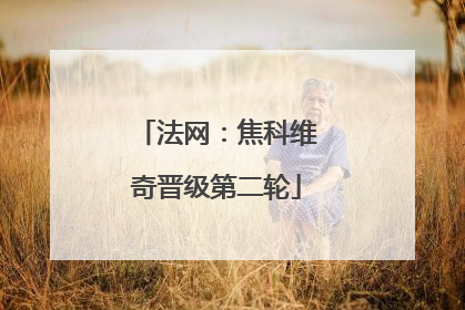 法网：焦科维奇晋级第二轮