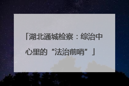 湖北通城检察：综治中心里的“法治前哨”