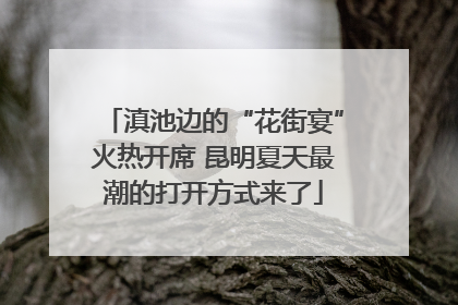 滇池边的“花街宴”火热开席 昆明夏天最潮的打开方式来了