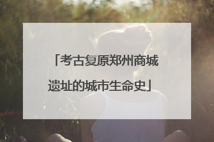 考古复原郑州商城遗址的城市生命史