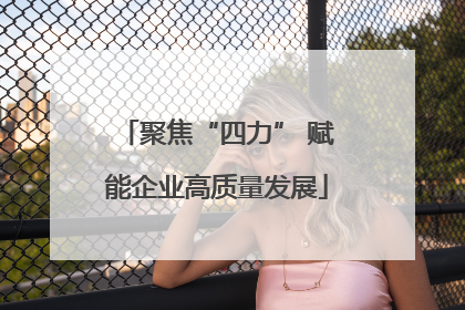 聚焦“四力” 赋能企业高质量发展