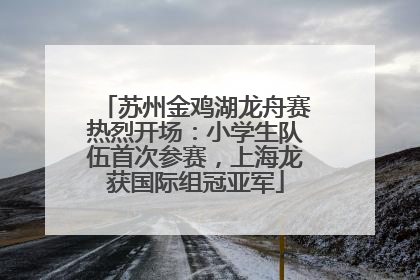 苏州金鸡湖龙舟赛热烈开场：小学生队伍首次参赛，上海龙获国际组冠亚军