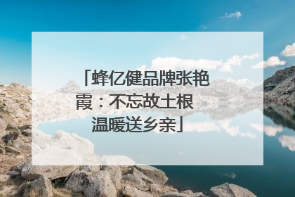 蜂亿健品牌张艳霞：不忘故土根 温暖送乡亲