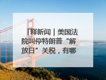释新闻｜美国法院叫停特朗普“解放日”关税，有哪些看点？