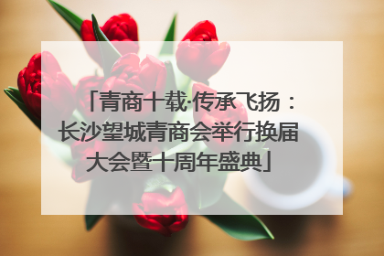 青商十载·传承飞扬：长沙望城青商会举行换届大会暨十周年盛典