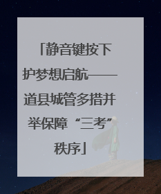 静音键按下 护梦想启航——道县城管多措并举保障“三考”秩序