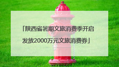 陕西省暑期文旅消费季开启 发放2000万元文旅消费券