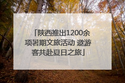 陕西推出1200余项暑期文旅活动 邀游客共赴夏日之旅