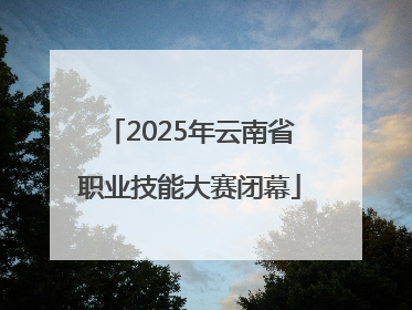 2025年云南省职业技能大赛闭幕